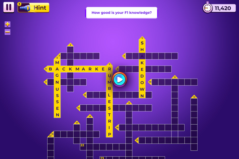 Crossword gameplay video preview
