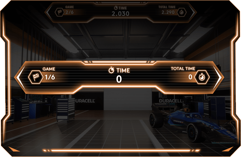 Lightning Reflexes countdown screen