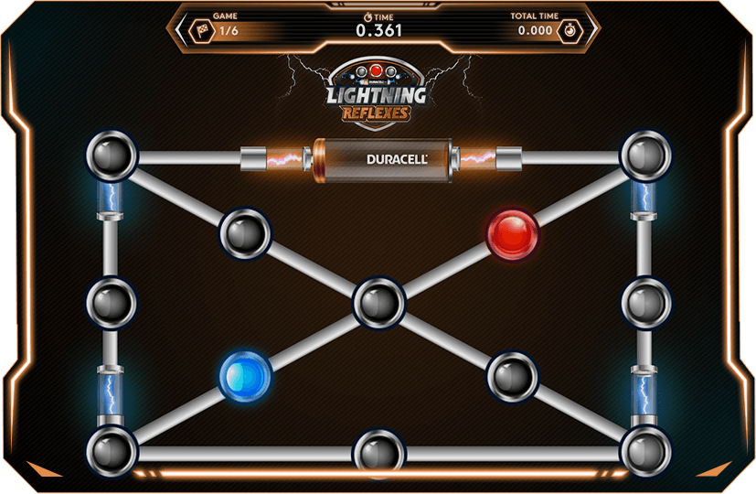 Lightning Reflexes gameplay grid