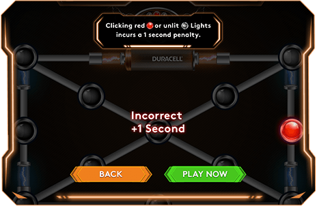 Lightning Reflexes how to play screen