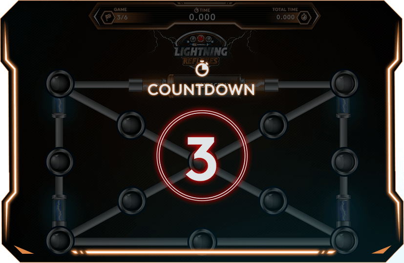 Lightning Reflexes countdown screen