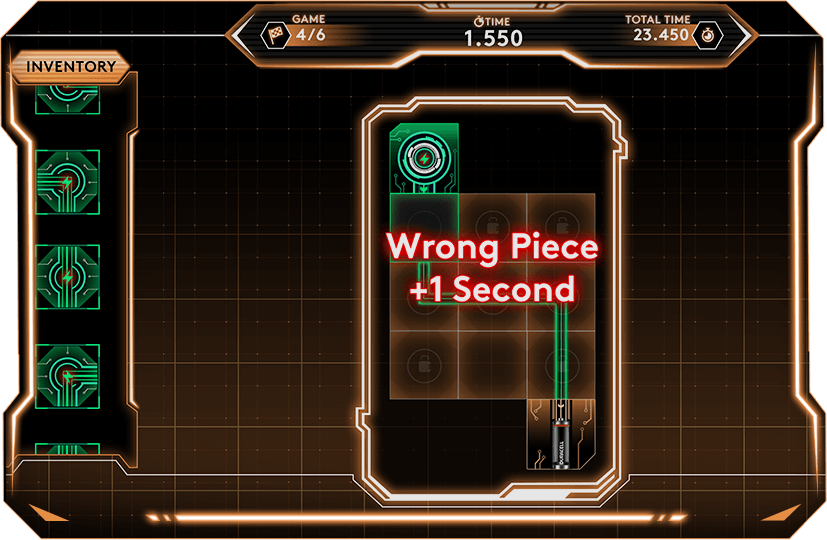 Lightning Reflexes your time screen