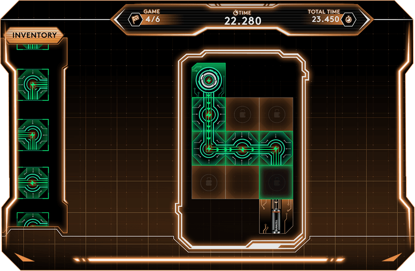 Lightning Reflexes gameplay grid