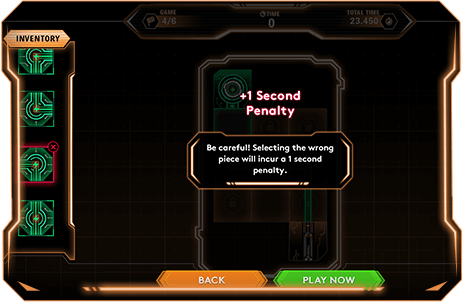 Lightning Reflexes how to play screen