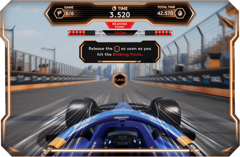 Lightning Reflexes your time screen