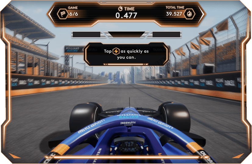 Lightning Reflexes gameplay grid