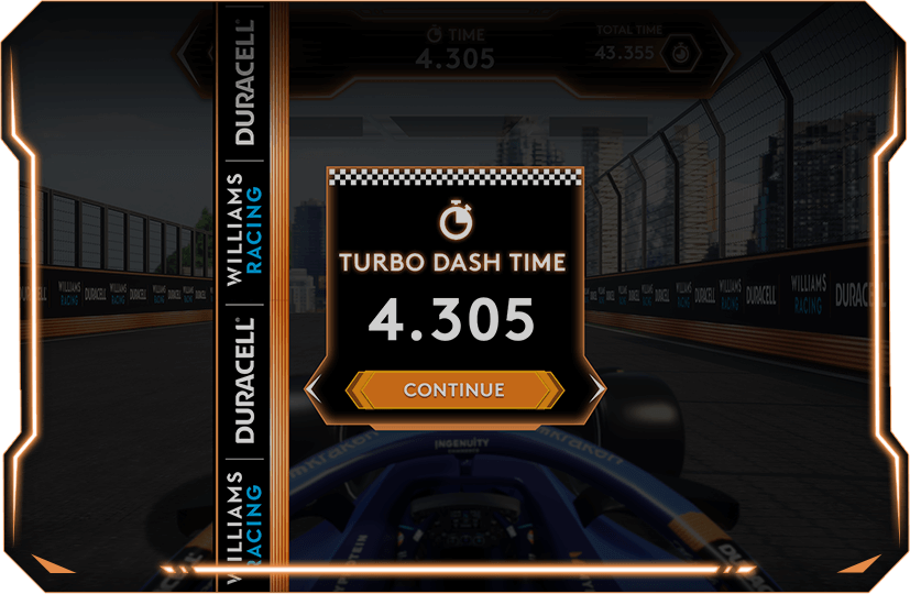 Lightning Reflexes total time screen