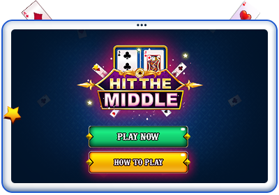 Hit The Middle game start screen
