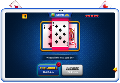 Hit The Middle outcome dynamics screen
