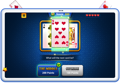 Hit The Middle outcome dynamics screen