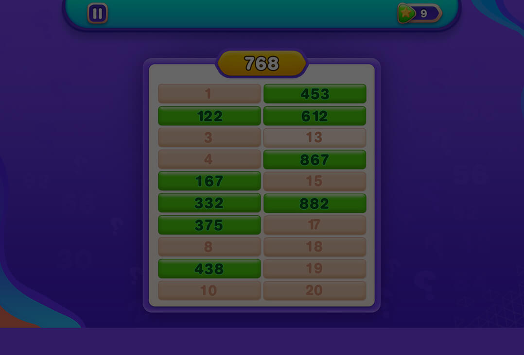 Number Fill gameplay video preview
