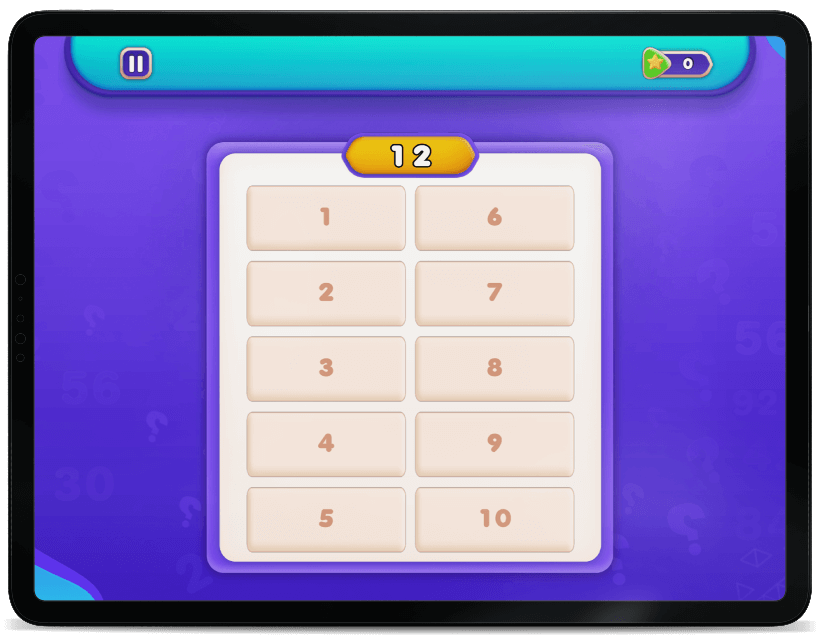 Number Fill medium screen