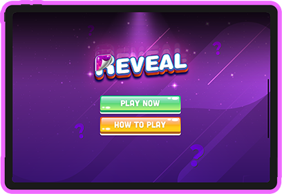Reveal game start screen
