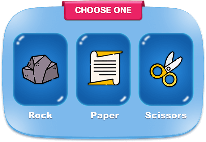 Rock Paper Scissors gameplay grid