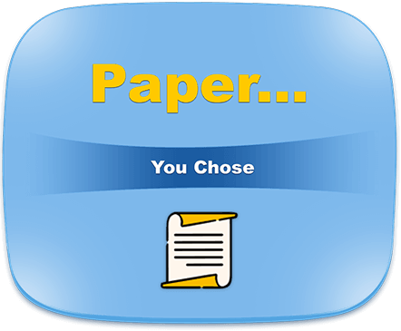 Rock Paper Scissors gameplay grid