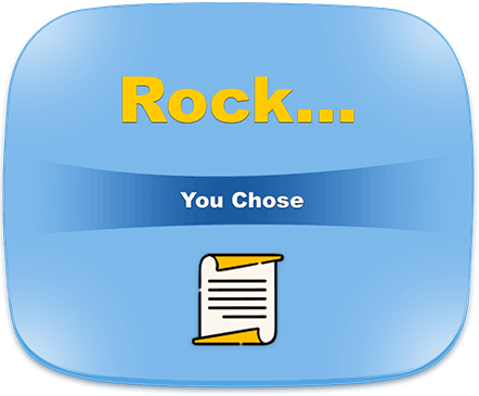 Rock Paper Scissors incorrect guess screen