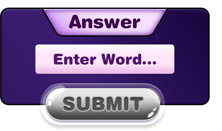 Secret Letter answer boxes screen